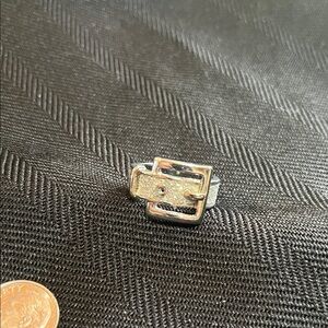 Silver Buckle Ring